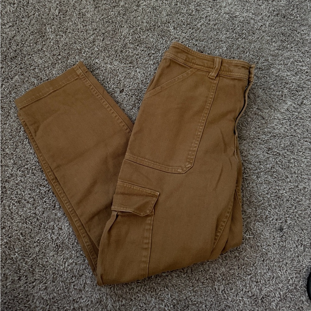 Brown Cargo Work Pants